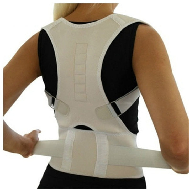 Lumbar Support with Posture Correction and Magnetic Therapy