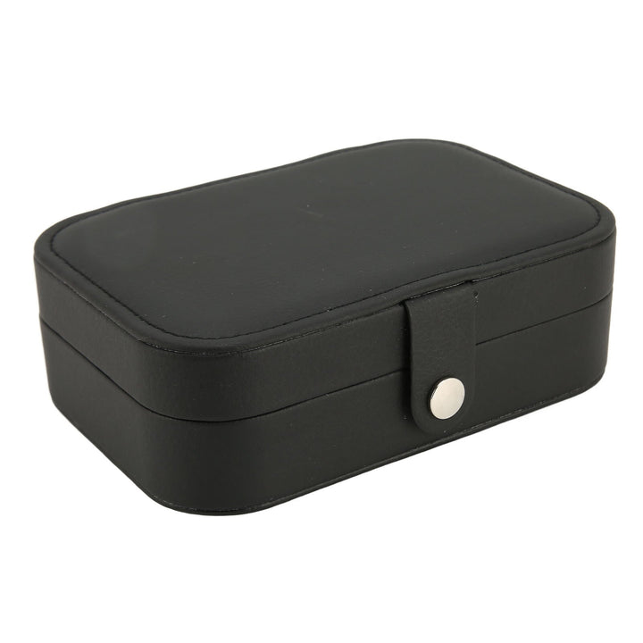 Double-Layer Portable Leather Jewellery Box