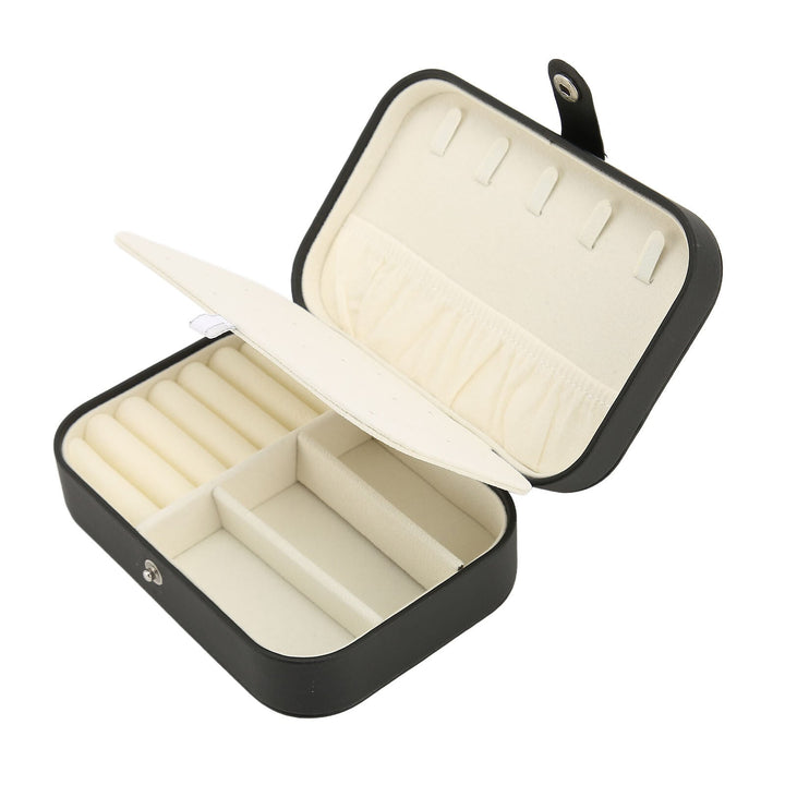 Double-Layer Portable Leather Jewellery Box
