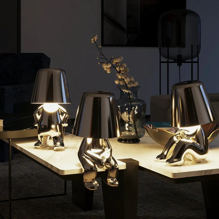 Playful Rechargeable LED Lamp with Touch Dimming