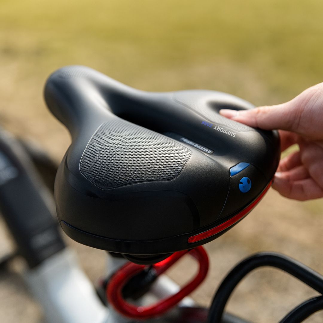 SellaPro Men's & Women's Bicycle Saddle | Comfortable Saddle with Suspension