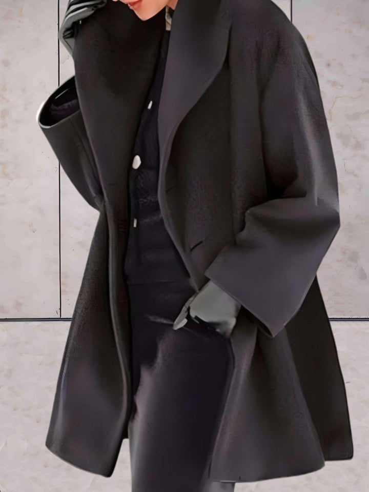 Stylish Loose-Fit Women's Winter Coat - Evelyn