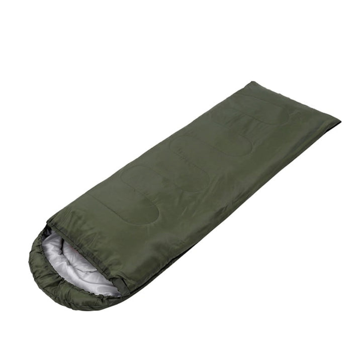 Sleeping Bag Nap Sack with Hood and Two-Way Zipper for Camping Travel Ultralight Quilt