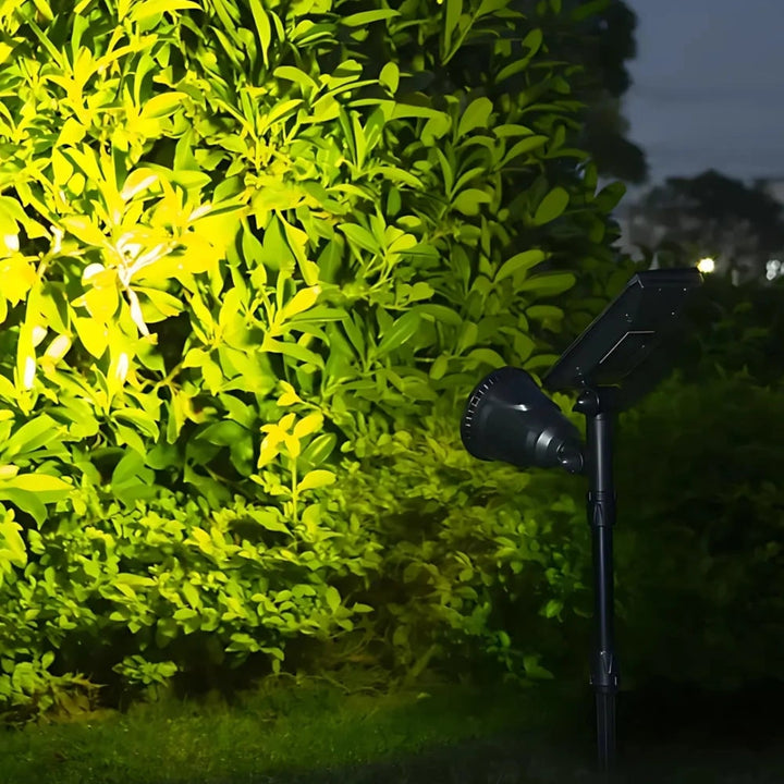 Solar Garden Lights Landscape Powered Spotlight Adjustable Rechargeable Outdoor