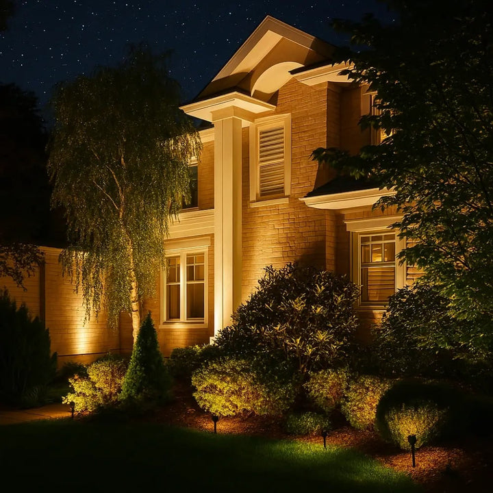 Solar Garden Lights Landscape Powered Spotlight Adjustable Rechargeable Outdoor