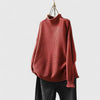 Women's Knit Roll Neck Jumper with Textured Body