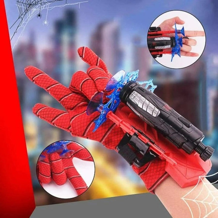 Interactive Superhero Hand Toy with Spider Launcher – For Children Aged 3+