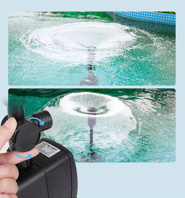 OasisStream Luxury Water Pump | Durable Outdoor Fountain Pump with Interchangeable Nozzles