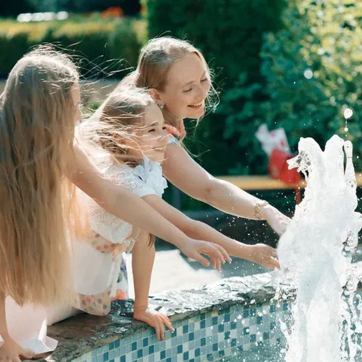 OasisStream Luxury Water Pump | Durable Outdoor Fountain Pump with Interchangeable Nozzles