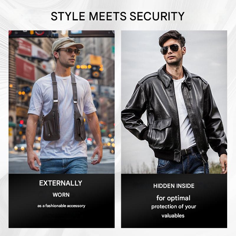 Men's Anti-Theft Shoulder Bag – ShadowCarry Pro