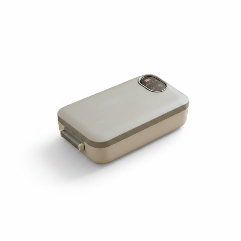 Cordless self-heating electric lunchbox with stainless-steel insert