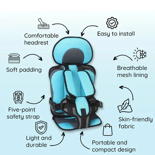Portable Folding Travel Booster Car Seat for Children