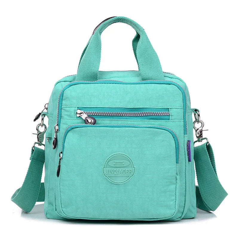 Waterproof Nylon Backpack | Multi-Layer | Sleek Design