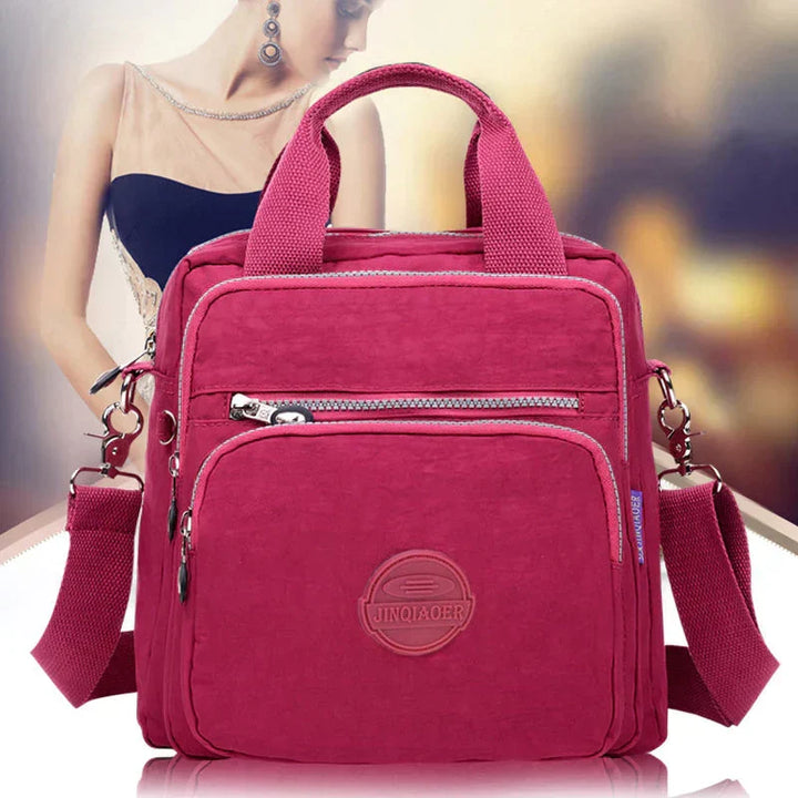 Waterproof Nylon Backpack | Multi-Layer | Sleek Design