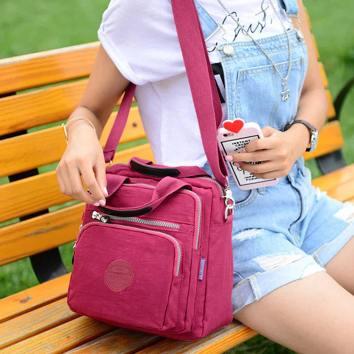 Waterproof Nylon Backpack | Multi-Layer | Sleek Design