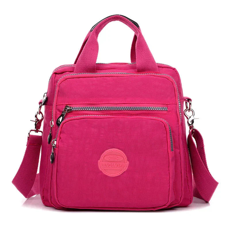 Waterproof Nylon Backpack | Multi-Layer | Sleek Design