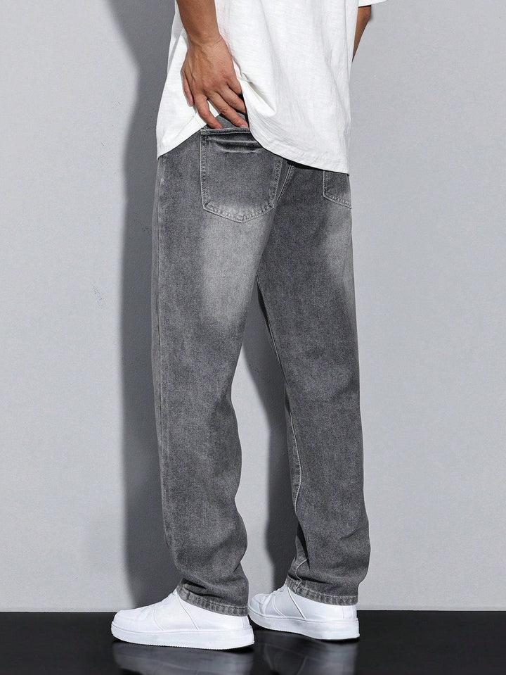 Men's Straight-Leg Jeans – Straight Fit Denim Trousers