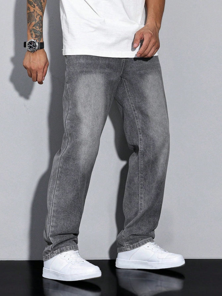Men's Straight-Leg Jeans – Straight Fit Denim Trousers