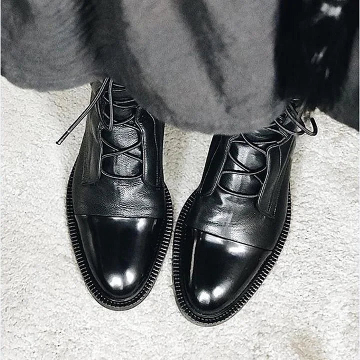 Comfortable Leather Ankle Boots