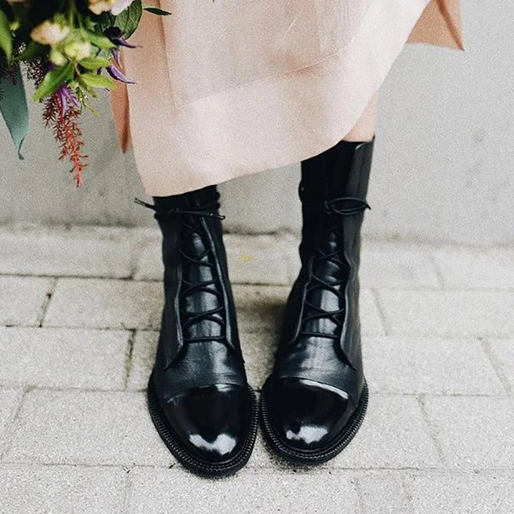 Comfortable Leather Ankle Boots