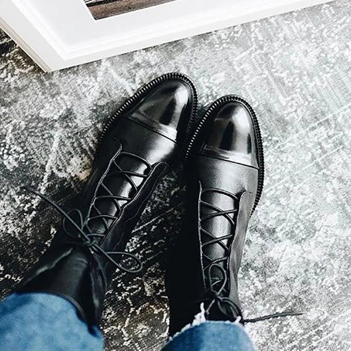 Comfortable Leather Ankle Boots