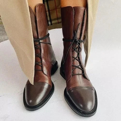 Comfortable Leather Ankle Boots