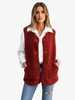 Women's Teddy Plush Button-Up Gilet