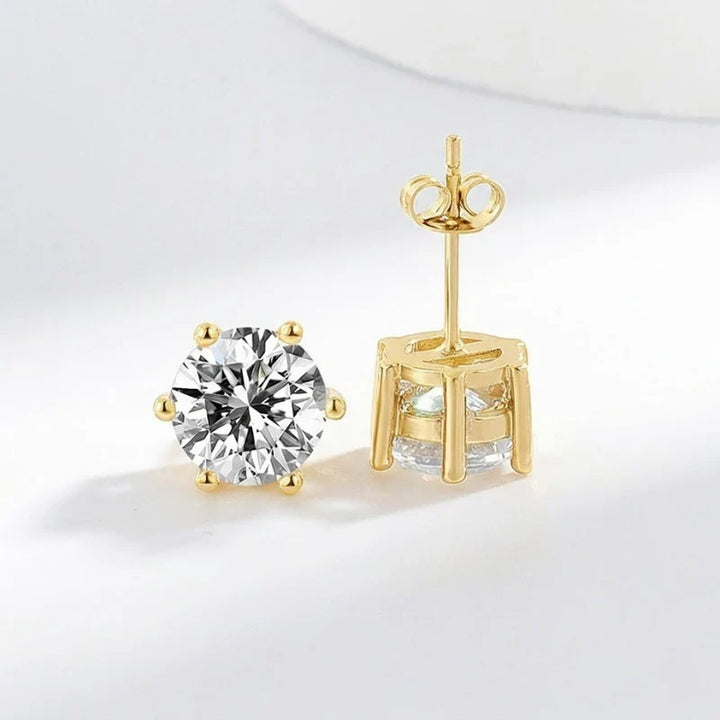 Elegant White Gold Earrings with Subtle Shine