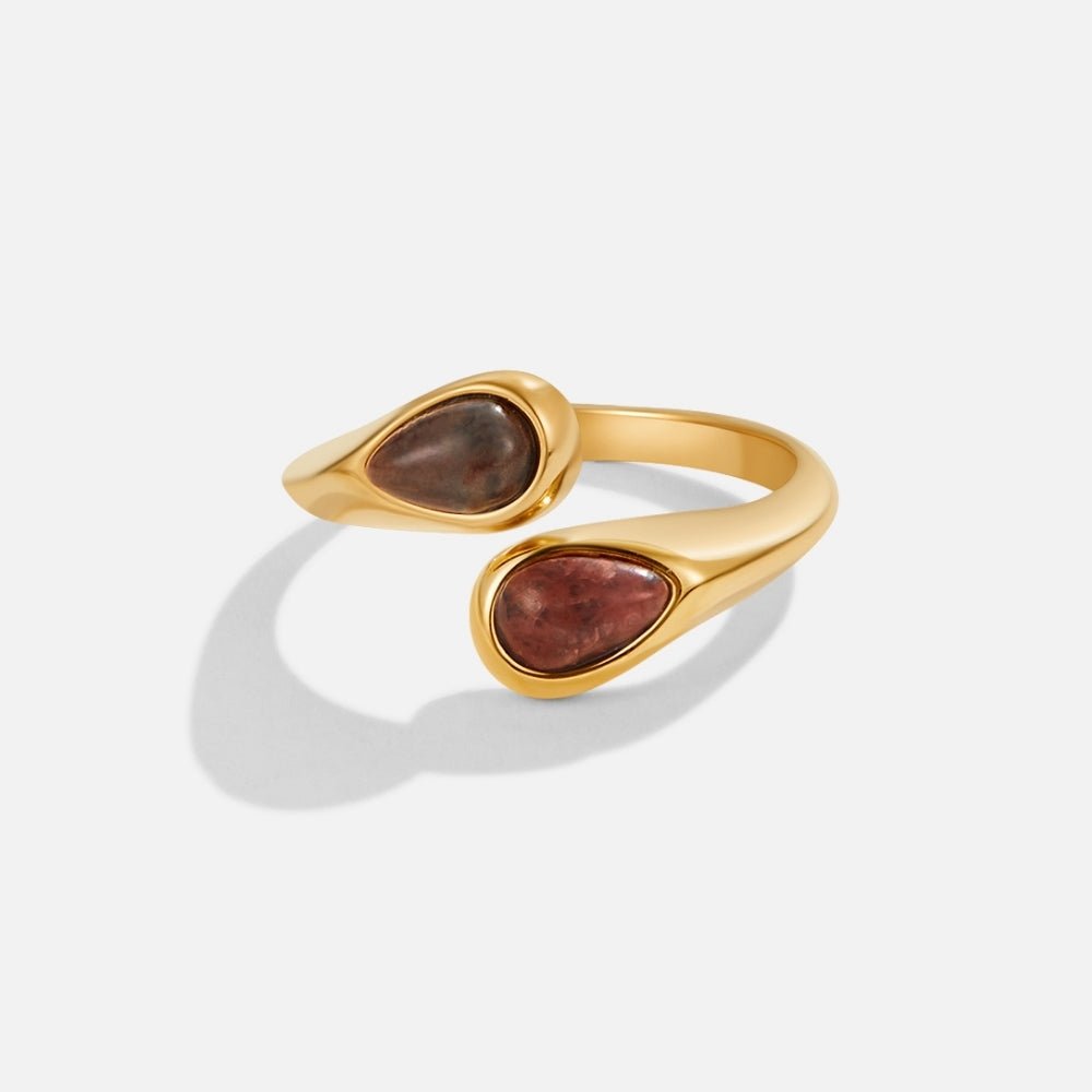 Tiger Eye Stone Wrap Ring