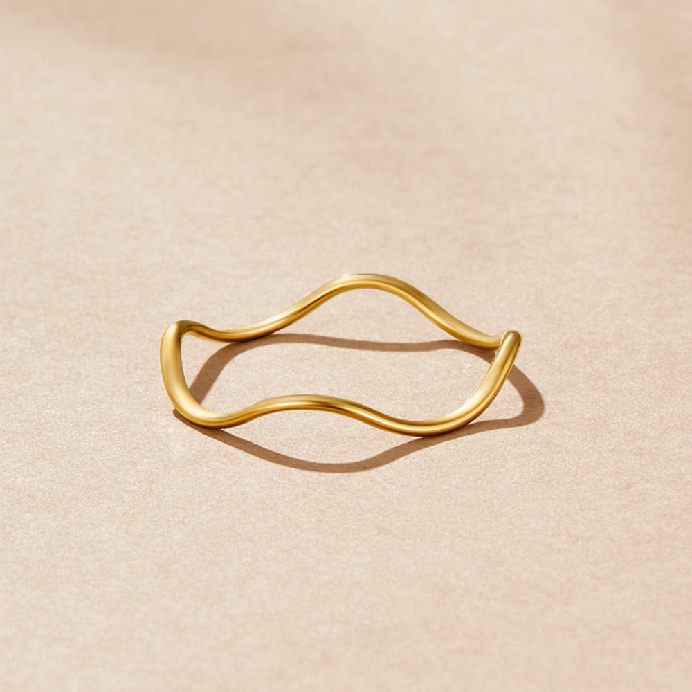 Tina Gold Stacking Ring