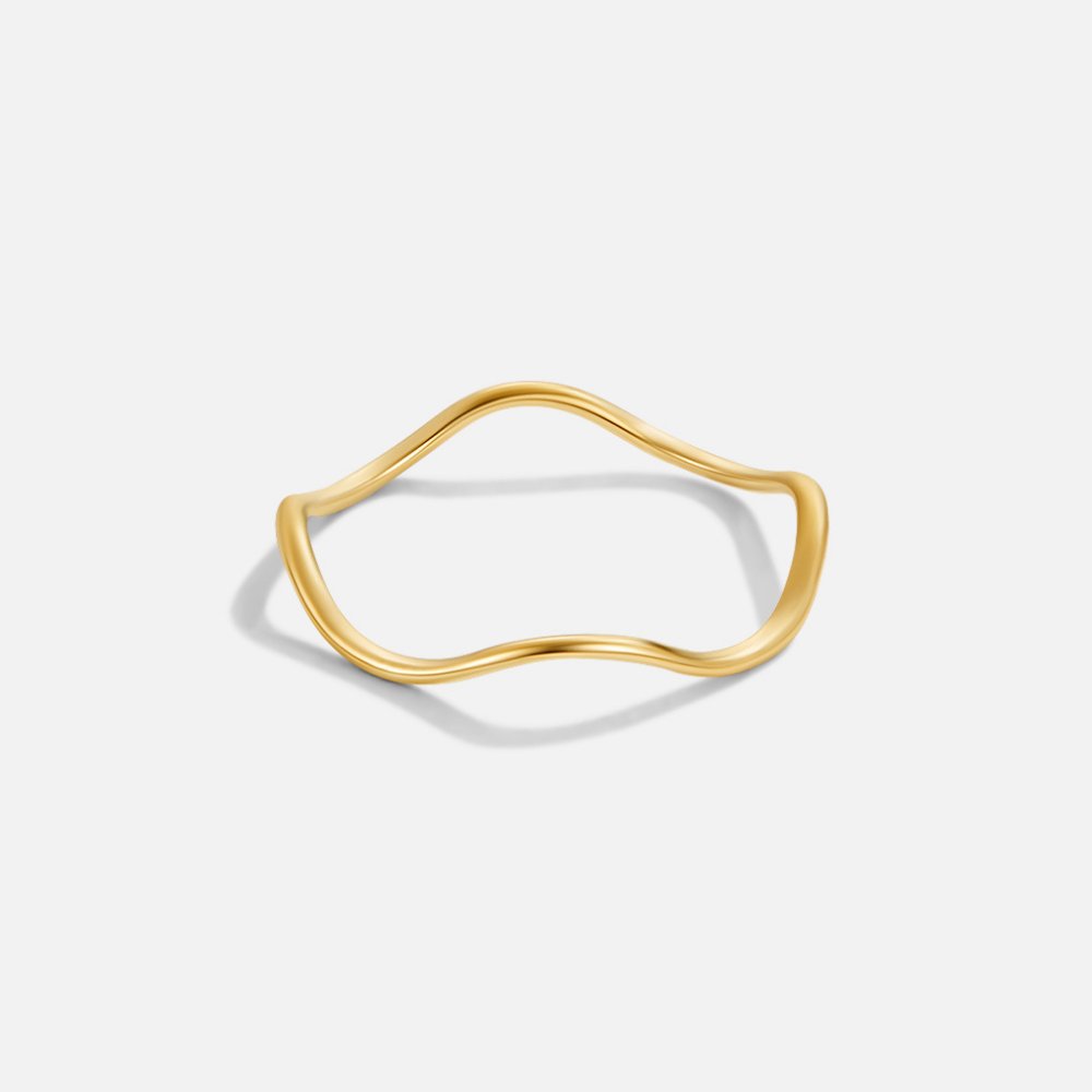Tina Gold Stacking Ring