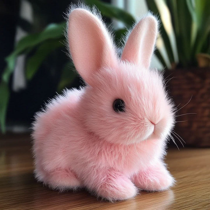Toy Bunny Plush Interactive Soft Faux Fur Gift