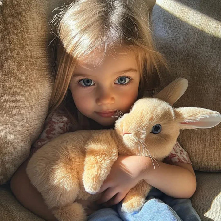 Toy Bunny Plush Interactive Soft Faux Fur Gift
