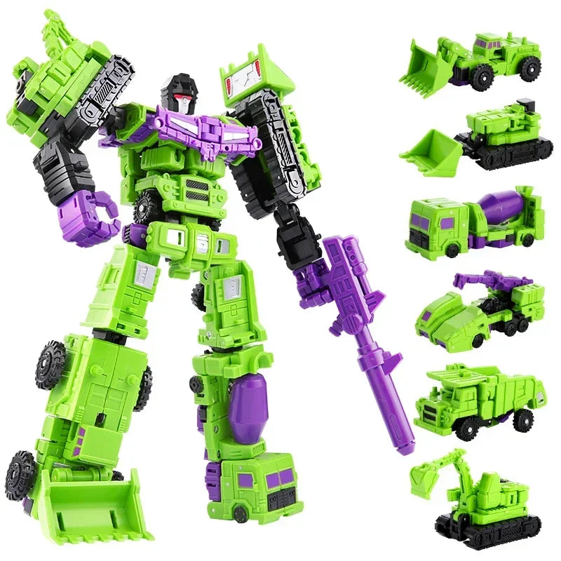 Transforming Robot Car - 6-in-1 Action Figure
