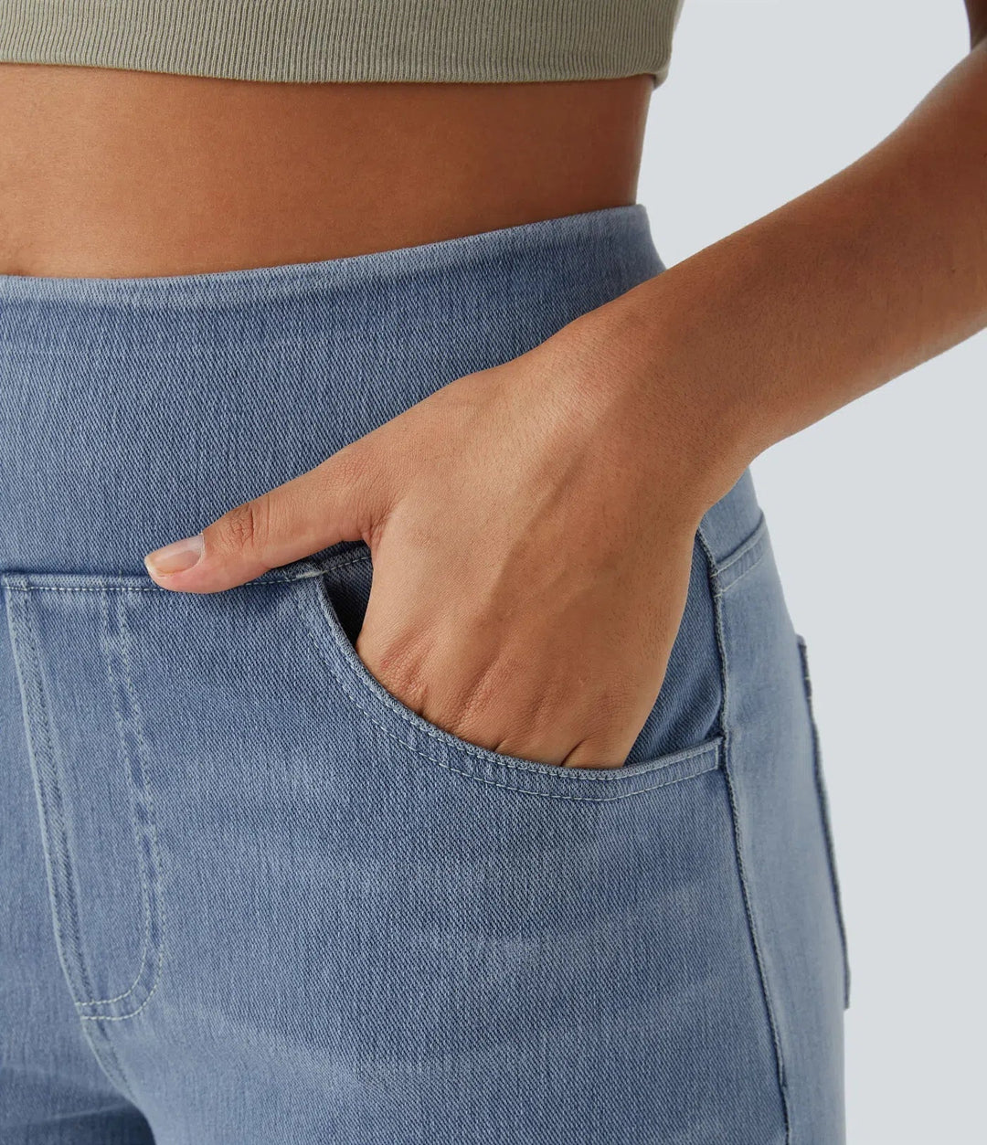 High-Waisted Trousers - Stretch & Comfort All Day Long