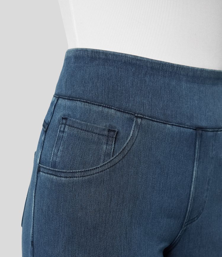 High-Waisted Trousers - Stretch & Comfort All Day Long
