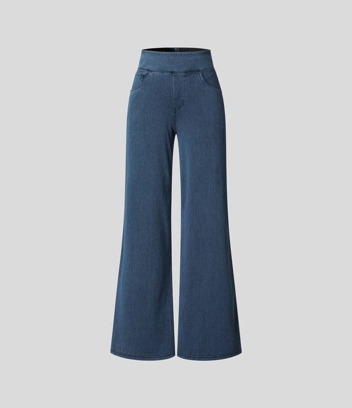 High-Waisted Trousers - Stretch & Comfort All Day Long