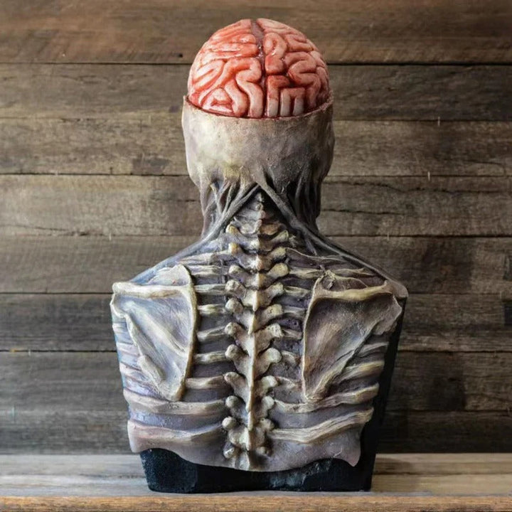 Ultra-realistic Halloween skeleton costume with mask