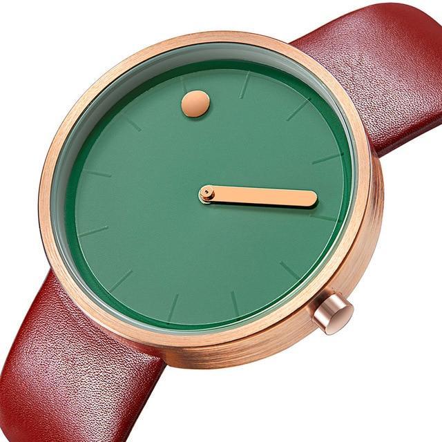 IcoolGadgets Men's Quartz Watch Luxury Casual Black Japanese Quartz Watch Simple Designer Fashion Watch for Men
