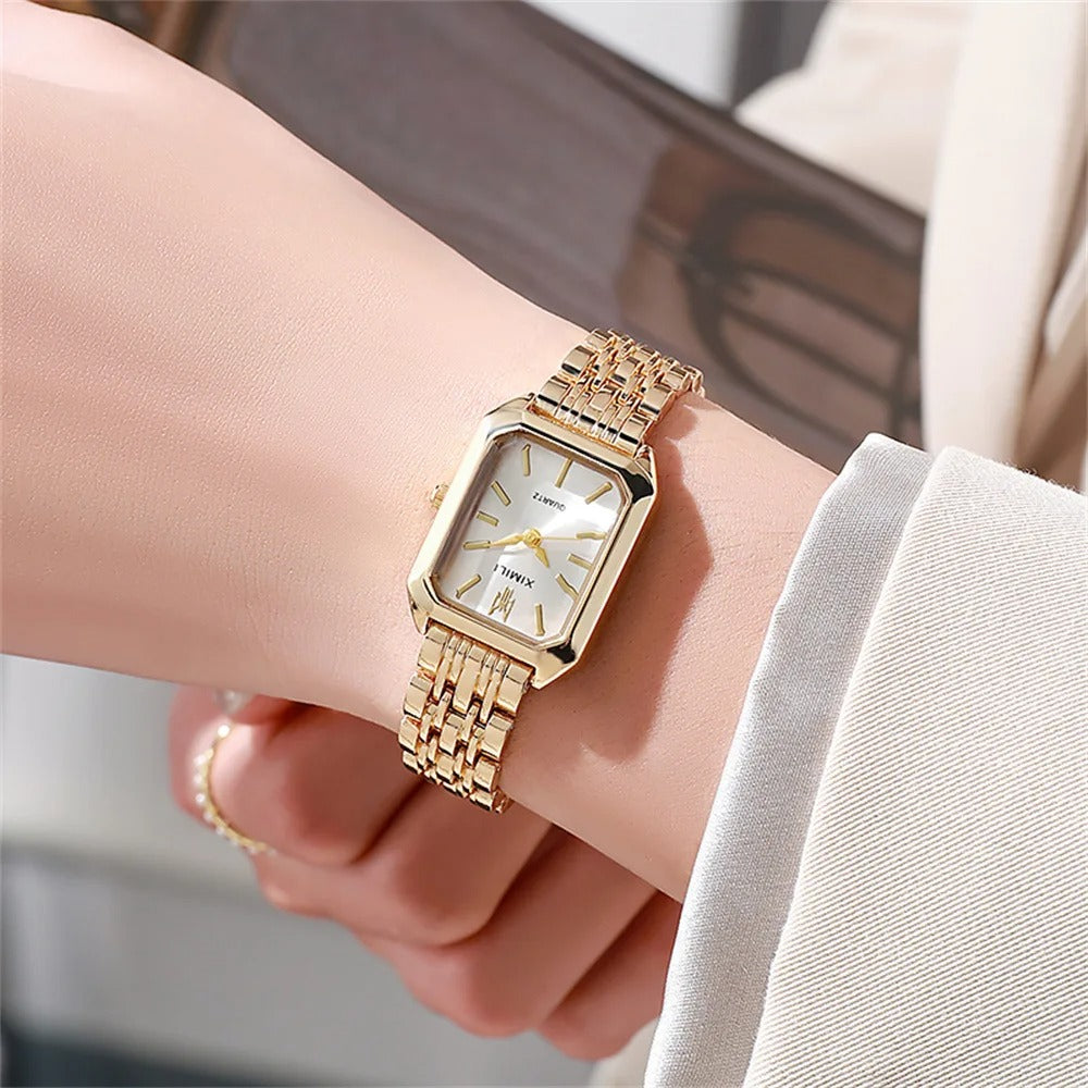 Lightweight Luxury Square Watch for Women