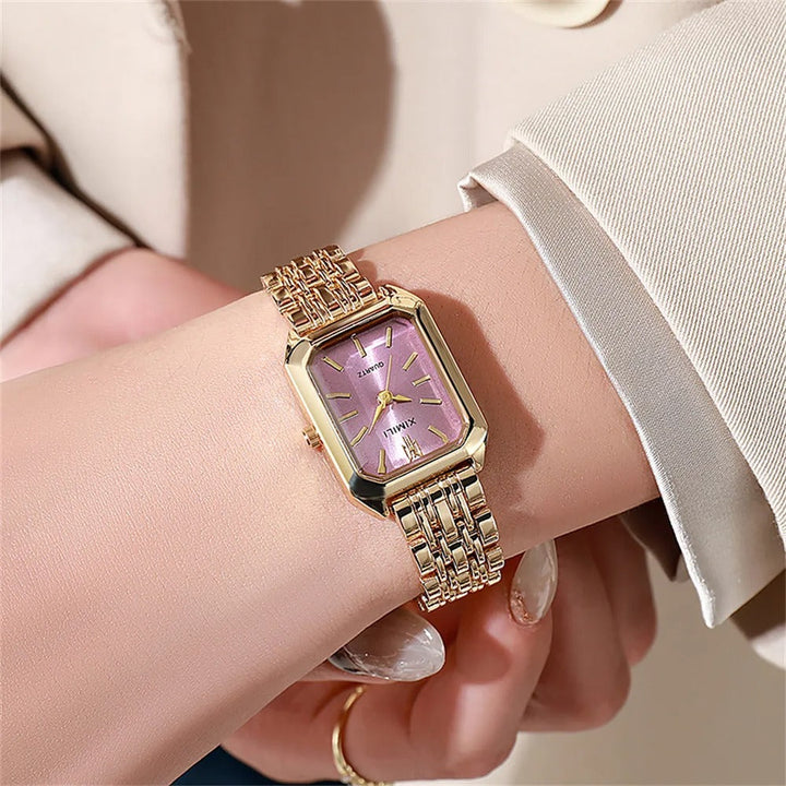 Lightweight Luxury Square Watch for Women