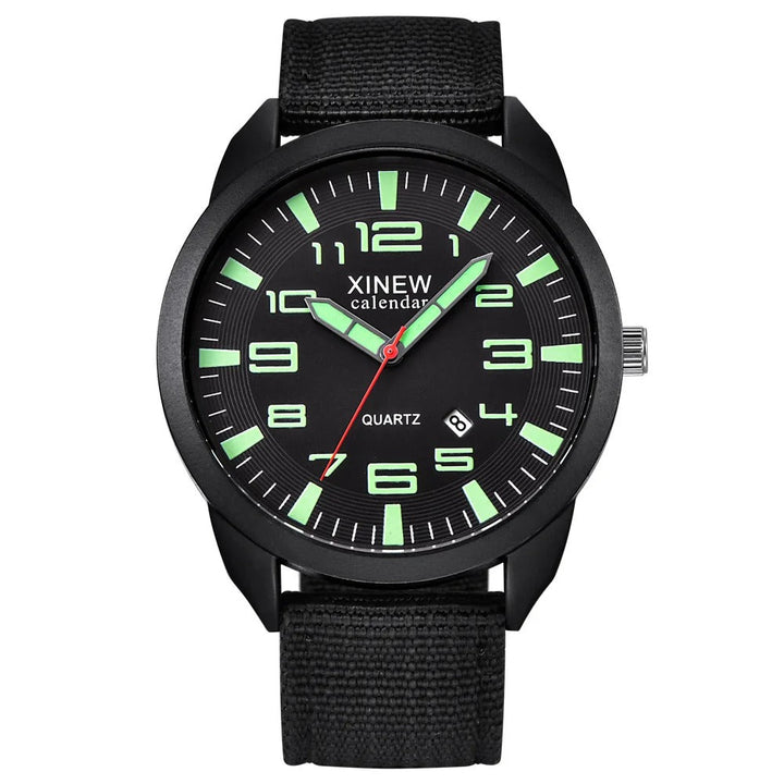 Quartz Watch with Luminous Dial and Calendar – Lumo