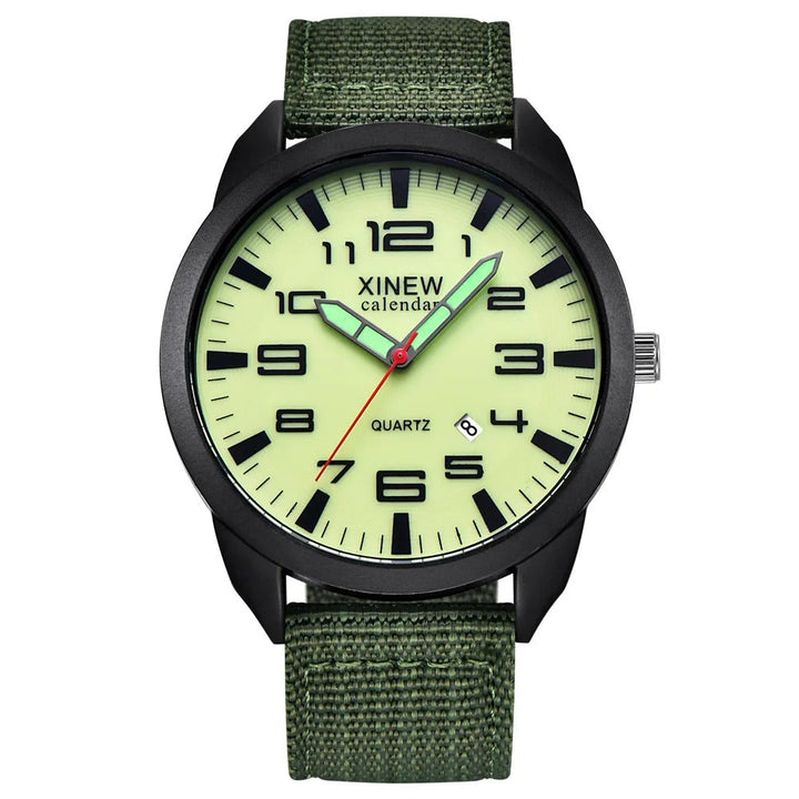 Quartz Watch with Luminous Dial and Calendar – Lumo