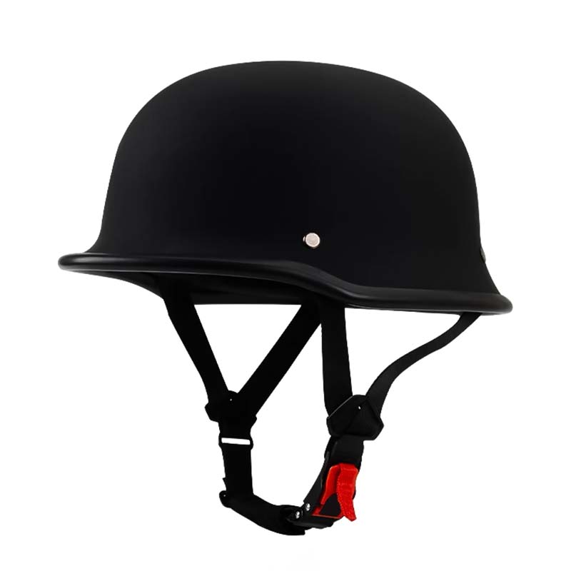 RidgeBolt Vintage Half-Face Helmet
