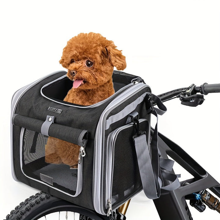 Expandable Pet Bicycle Basket
