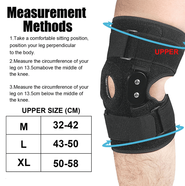 Adjustable Knee Brace with Zip | Support