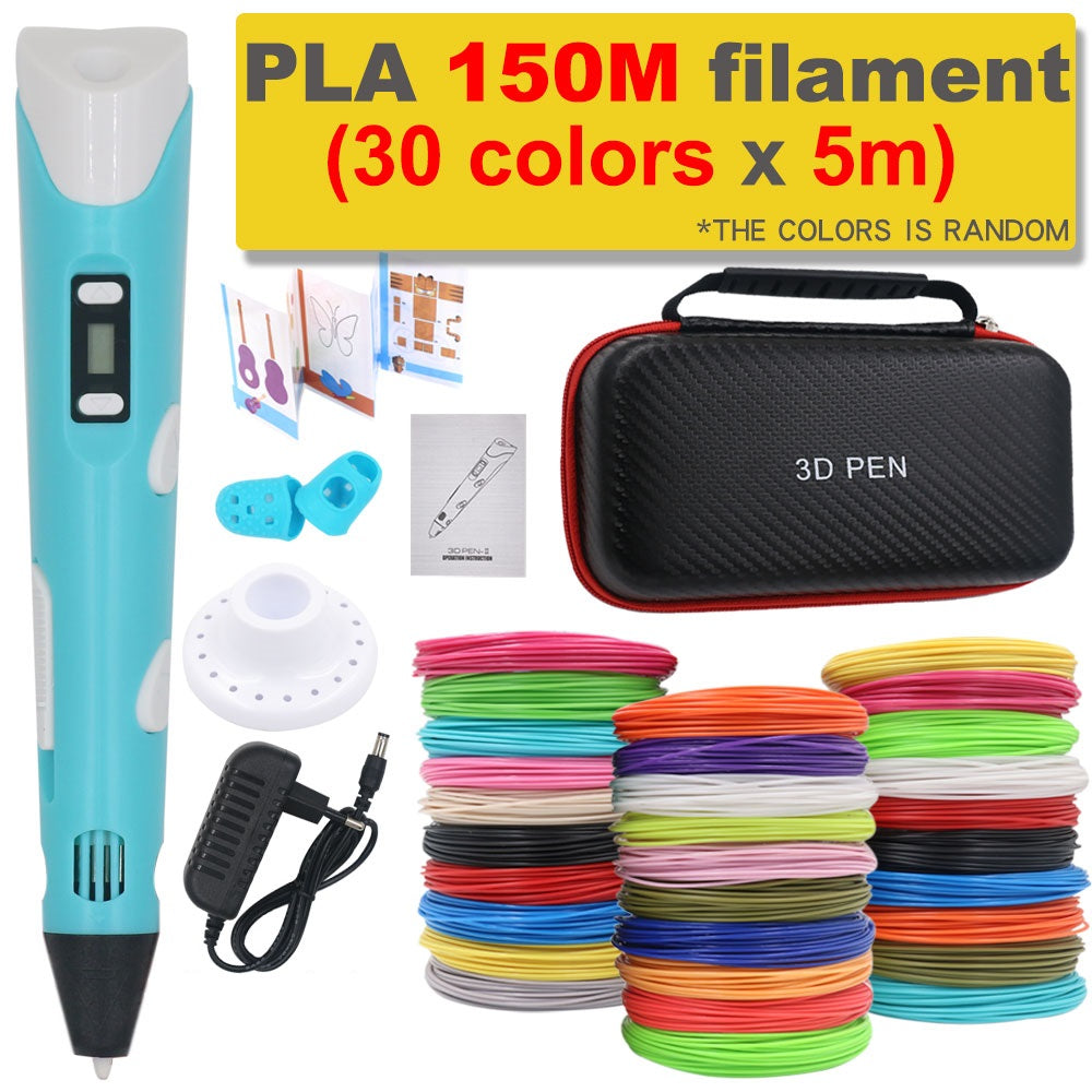 DIY 3D Printing Pen with 200M of PLA Filament, Gift for Children