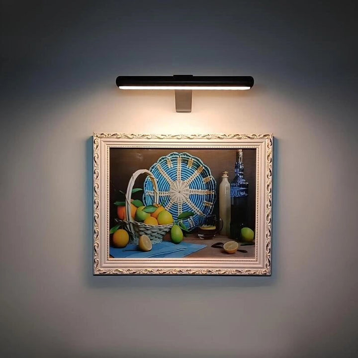 Wall Light Picture Art LED Rechargeable Cordless Wireless Metal