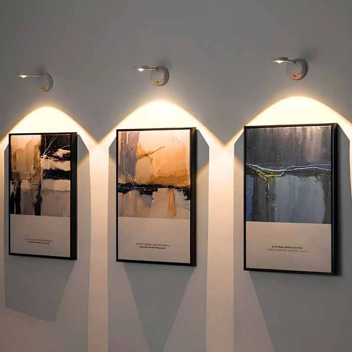 Wall Light Picture Wireless Sconce LED Cordless Magnetic Adjustable