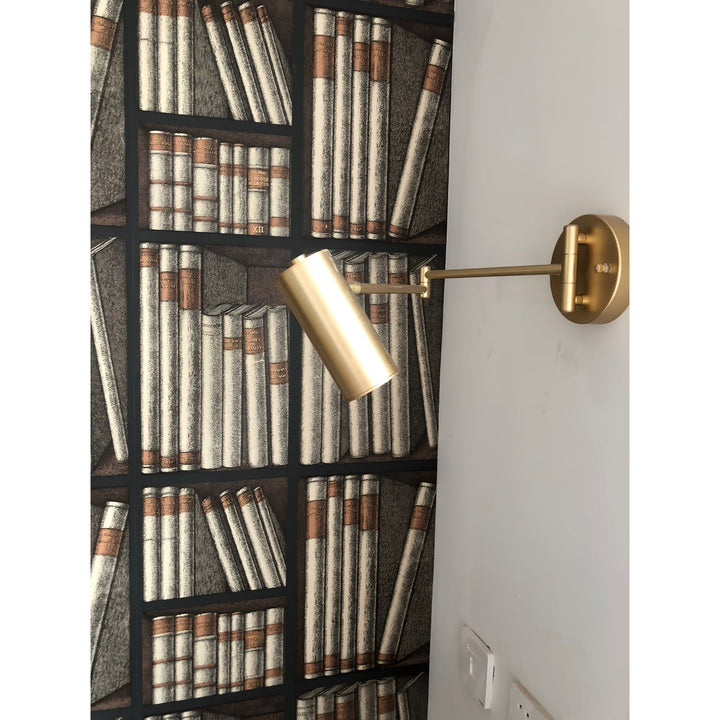 Wall Sconce Swing Arm Reading Light with Adjustable Head